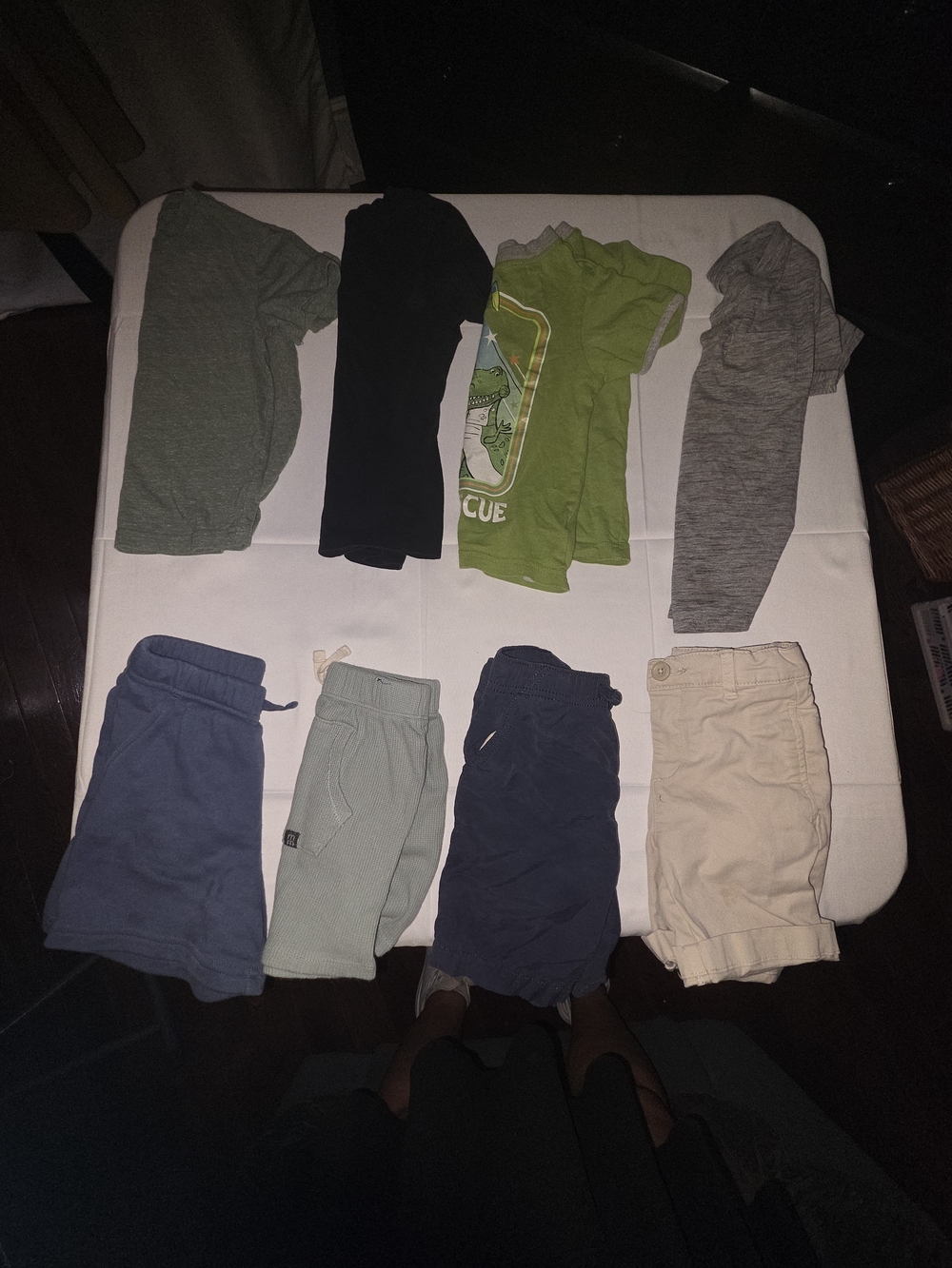 Kids 8-Pack Casual Shorts And Tops 3t/4t